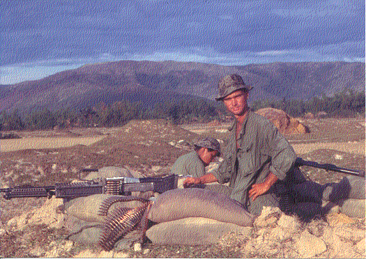 Joe Alward in the "Rice Bowl," Quang Ngai province, Vietnam in 1970