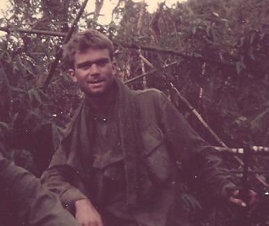 Joe Alward in Vietnam jungle