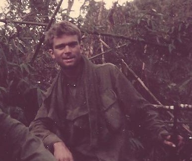 Joe Alward in Vietnam jungle